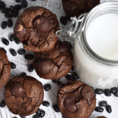 Easy Black Bean Brownie Bites