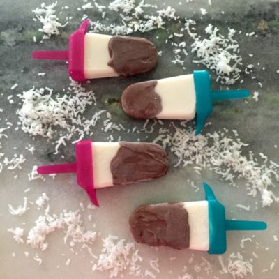 Chocolate Covered Coconut Pops