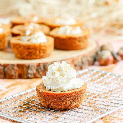 Mini Pumpkin Cheesecakes