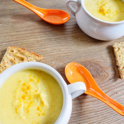 Roasted Curry Cauliflower Soup