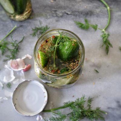 Whole30 Approved Refrigerator Dill Pickles