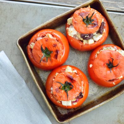 Greek Stuffed Tomatoes