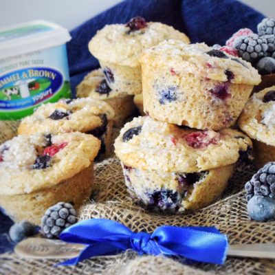 Triple Berry Muffins