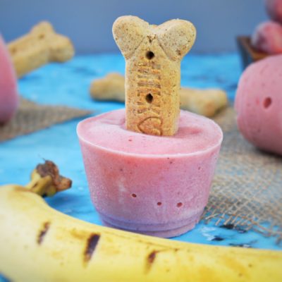 Strawberry Banana Pupsicles