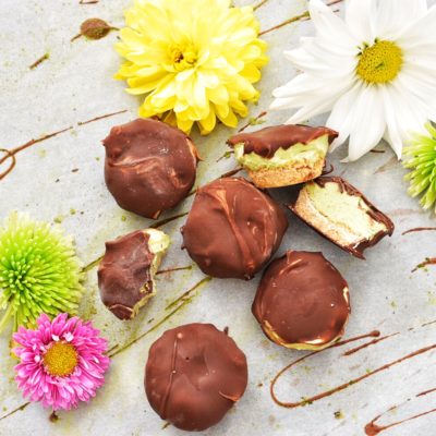 No Bake Matcha Cheesecake Bites