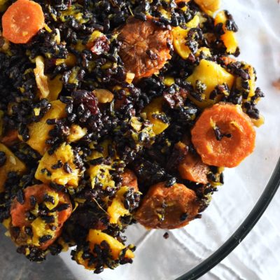 Fall Harvest Black Rice Salad