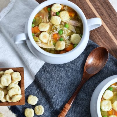 Leftover Rotisserie Chicken Soup