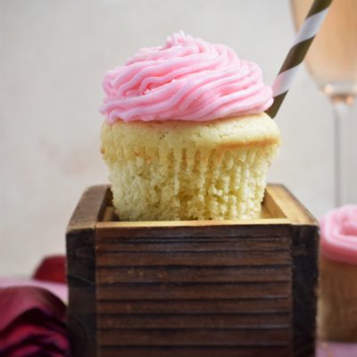 Pink Champagne Cupcakes