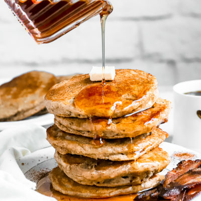 Fluffy Cinnamon Sugar Buttermilk Pancakes