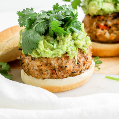 Sweet Pepper Grilled Turkey Burgers