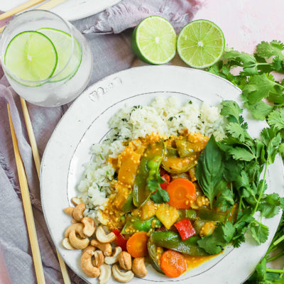 Thai Pineapple Yellow Curry with Vegetables