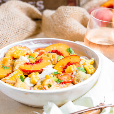 Peachy Panzanella