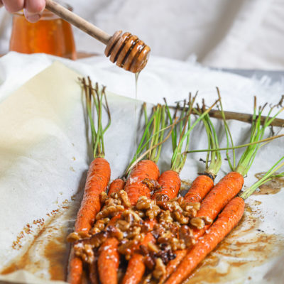 Brown Butter Honey Glazed Carrots