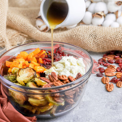 Roasted Vegetable Maple Pecan Salad