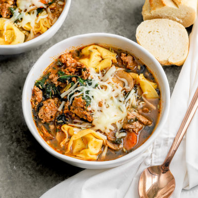 Easy Tortellini Sausage Soup