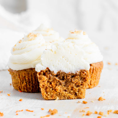 Small Batch Carrot Cake Cupcakes