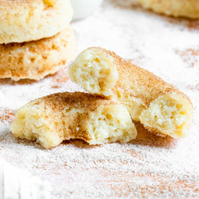 Cinnamon Sugar Sour Cream Baked Donuts