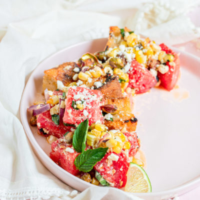 Summer Watermelon Panzanella