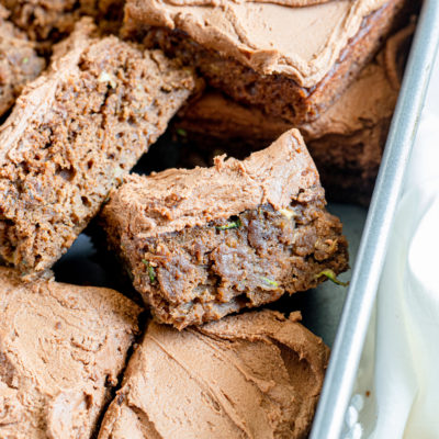 Double Chocolate Zucchini Snack Cake