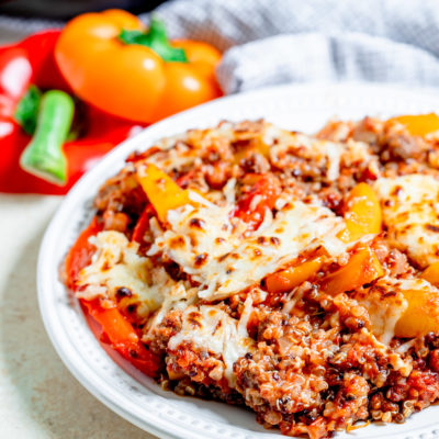 Stuffed Pepper Quinoa Skillet