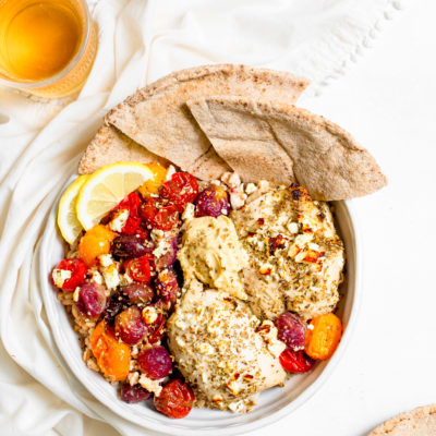 Sheet Pan Greek Chicken Bowls