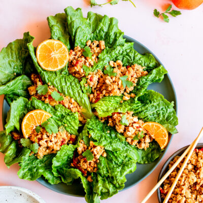 Clementine Chicken Lettuce Wraps