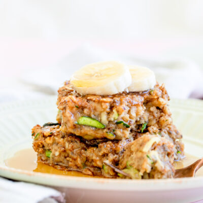 Banana Zucchini Baked Oatmeal